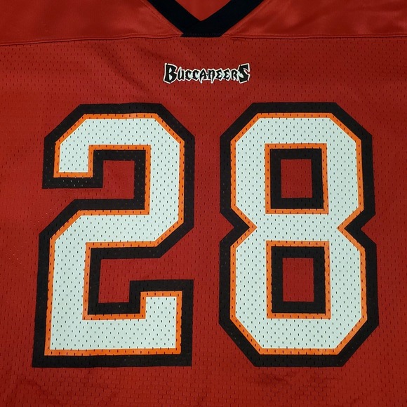Vintage Nike Warrick Dunn #28 Tampa Bay Buccaneers Jersey Large - Picture 5 of 11